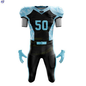 <b>Best</b> Quality American <b>Football</b> Uniforms Customized Designs Printing Sublimated Quick Dry Breathable American <b>Football</b> Uniform - Product Image 1