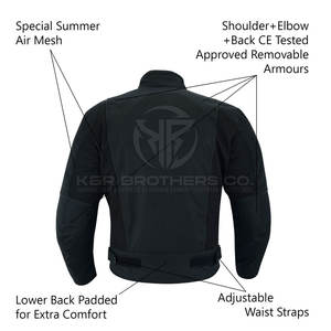 Combinaison de moto 2 pièces en polyester respirant avec maille intérieure et fermetures à glissière de sécurité Adventure Rider Motorbike 2 pièces - Product Image 4