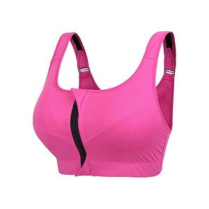 Soutien-gorge de Yoga Sexy à dos croisé pour femmes avec coussinet amovible conception à bretelles en U soutien-gorge de Sport à séchage rapide femmes confortable Latex réglable - Product Image 3