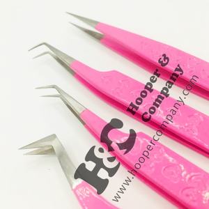 แหนบต่อขนตาขนมิงค์โลโก้สินค้าใหม่แหนบสแตนเลสสตีลแบบทนทานแหนบ90องศาพร้อมส่ง - Product Image 3