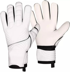 Guantes de Portero de Fútbol Profesionales de Cuero, Unisex, para Exteriores, con Logotipo Personalizado OEM y Diseño Transpirable - Product Image 1