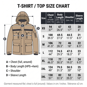 Parka utilitaire d'hiver pour hommes, veste de sécurité extérieure à capuche, uniforme de garde, multi-poches, en polycoton robuste, personnalisable OEM - Product Image 6