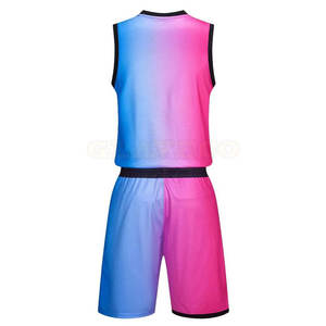 Uniforme de basket-ball personnalisé de haute qualité Ensemble de sports de plein air respirant dans des tailles plus pour les joueurs actifs - Product Image 2