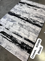 Tapis turc Gaziantep Shaggy Adiva 100% polypropylène, imperméable, pour extérieur, avec support en jute, épaisseur de poils moyenne 0,4-0,6 pouces.