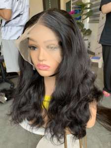 Trame de machine de vague d'extensions de cheveux vietnamiens crus avec des cheveux humains de donneur non transformés en dentelle - Product Image 5