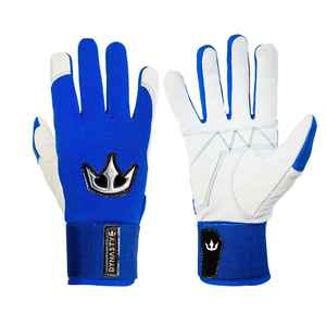 Guantes de bateo de béisbol de cuero personalizados Pro Grip, ligero y duradero para hombres, mujeres, tallas para jóvenes - Product Image 1