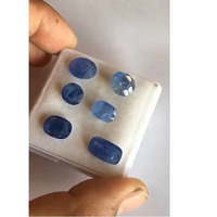 Saphir bleu naturel, taille mixte, tailles variées, origine Ceylan, qualité AAA, polissage parfait, certifié IGI, 30,55 carats, traitements appliqués