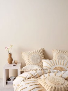 Juego de cama de lujo bohemio de 3 piezas con funda de edredón con mechones de Sol de 90 "x 90" King Queen Twin Size juego de cama completo decoración del hogar edredón de algodón - Product Image 5