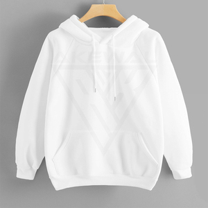 AKEWAL Sweat à Capuche Personnalisé de Haute Qualité 360 + GSM Simple Couleur Blanche Techniques Lavées Unisexe Disponible pour Commande Immédiate - Product Image 1