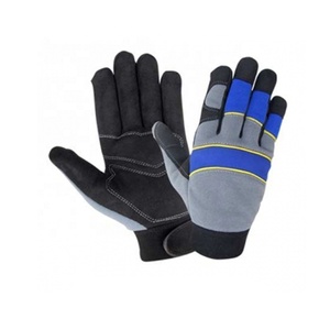 Gants de sécurité pour mécaniciens de qualité supérieure, en cuir résistant, compatibles avec les écrans tactiles, respirants, pour hommes - Product Image 1