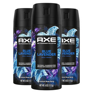 Desodorante Corporal en Aerosol AXE Premium Blue Lavender (Paquete de 3) Protección de 72 Horas 4 oz Colección de Fragancias Finas - Product Image 1