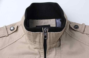 Logo personnalisé hommes veste d'hiver manteau classique de haute qualité hommes décontracté col montant Fabulace veste 2025 - Product Image 5
