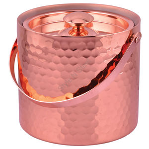 Cubo de hielo de cobre de doble pared Premium al por mayor de acero inoxidable - Product Image 1