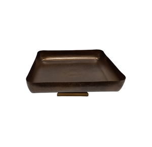 Nouveauté plateau carré en fer couleur Bronze nouveau Style plateau de service pour la maison Restaurant & Hôtel fournitures personnalisé à la main - Product Image 4