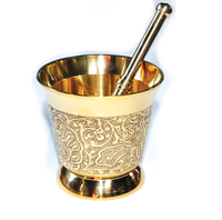 Mortier et pilon décoratifs en bois blanc Royal, motif gravé à la main, haute qualité, écologique, couleur personnalisable, pour la maison et la cuisine