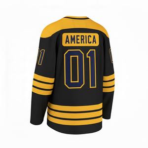 JERSEY DE HOCKEY PERSONALIZADO SUBLIMATED OEM FÁBRICA SUMINISTRO ENVÍO RÁPIDO PERSONALIZADO PARA EQUIPOS - Product Image 5