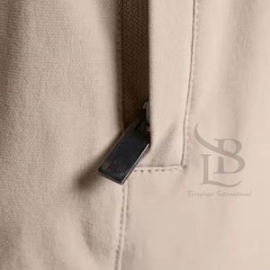 Pantalones Cargo de alta calidad para hombre, cómodos trajes casuales de tela de secado rápido para viajes de Camping, patrón recto, cintura media plana - Product Image 5