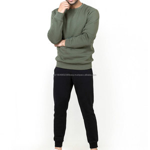 Sudaderas de diseño personalizado Servicio OEM Sudaderas de alta calidad Cuello redondo Fleece Hombres Sudadera regular de color personalizado - Product Image 1