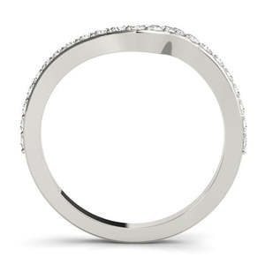 Ensemble de bijoux de mariée Halo Swirl émeraude et diamant 0,77 ct en palladium - Product Image 2