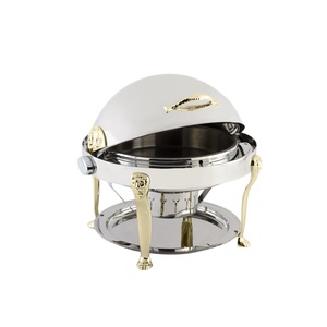 Servidor de comida caliente de estilo único, plato de frotamiento para buffet para Hotel, suministros de restaurante para bodas, fiestas, servicio de catering - Product Image 5