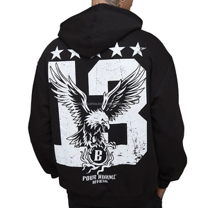 Nouveau sweat à capuche de moto blindé tendance avec rembourrage amovible et grand logo imprimé pour jeunes motards - Product Image 1