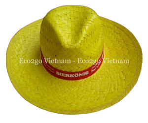 หมวกฟางช่วยชีวิตธรรมชาติกันแดด2025สินค้าขายดีหมวกฟางติดโลโก้ได้ตามต้องการ - Product Image 6