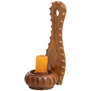 Vente en gros de bougeoirs décoratifs en bois pour la maison et le mariage pour la décoration de salon de Noël fabriqués par le fournisseur - Product Image 1