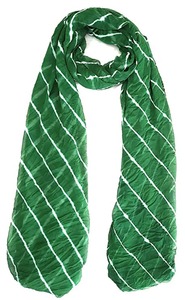 Ropa tradicional Long Rajasthani Hecho a mano Gasa para mujer Leheriya Dupattas para mujeres y niñas - Product Image 4