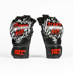 Guantes de MMA HOUND PAW con Logotipo Personalizado, 10oz, 12oz, 14oz, 16oz, Cuero PU, Guantes de Sparring, Envolturas para Manos, Equipo de Boxeo - Product Image 1