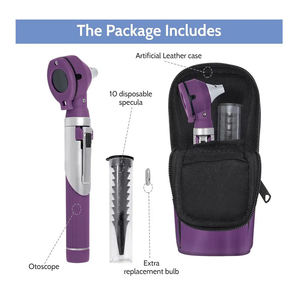 ชุดอุปกรณ์ตรวจหูแบบมองผ่านแสงสว่างสูง ทำจากสแตนเลสสตีล ทนทาน ใช้งานได้ดี ระดับ Class II สำหรับการผ่าตัดหู คอ จมูก ได้รับมาตรฐาน CE - Product Image 2