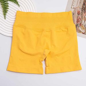 Pantalones cortos de gimnasio de cintura alta para mujer con Control de barriga bolsillos profundos pantalones cortos de entrenamiento atlético para correr deportes de talla grande - Product Image 4