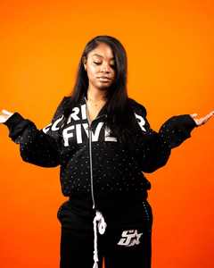 Streetwear Rhinestone Zip-up Sudadera con capucha para hombre Pantalla personalizada Impreso Diseño dañado Recortado Lavado ácido Oversized Knit Zip-up Hoodie - Product Image 2