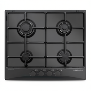 Estufa de Gas Negra Mate de 60 cm con 4 Zonas, Modelo GT64NC - Product Image 2