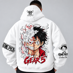 เสื้อฮู้ดโอเวอร์ไซส์พิมพ์ลายการ์ตูนอนิเมะ ผ้าโพลีเอสเตอร์ มีกระเป๋า สำหรับผู้ชายและผู้หญิง เสื้อสเวตเชิ้ตแขนยาวแบบสวมหัว เหมาะสำหรับฤดูใบไม้ร่วงและฤดูหนาว - Product Image 3