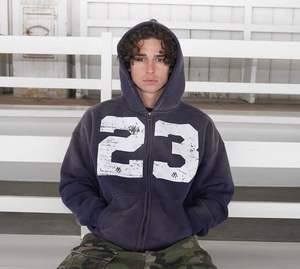 Heavyweight <b>Hoodie</b> for Men Streetwear Graphic Vintage Oversized Print Plus Size Heavyweight Cotton Men's T-Shirts - Product Image 1