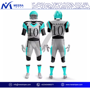 Uniforme de football américain de dernière conception OEM ODM personnaliser 100% ensemble de football avec impression par sublimation pour hommes - Product Image 3