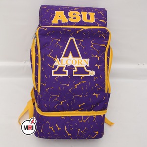 Bolsa de viaje deportiva Premium de alta calidad OEM, mochila de sublimación dorada y morada informal, bolsa de hombro sublimada personalizada ASU ALCORN - Product Image 3