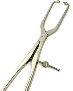 Pinzas de sujeción ósea de acero inoxidable manuales para cirugía ortopédica con bloqueo giratorio pélvico - Product Image 3