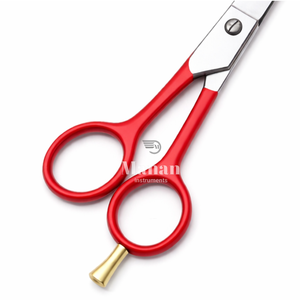 Tijeras de Peluquería Profesionales de 6.5 Pulgadas, Color Rojo, para Diestros, Mango Mediano, Acero Inoxidable 4Cr13, Hoja Afilada - Product Image 4