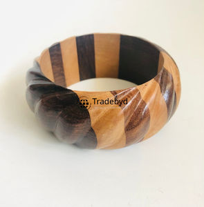 Brazaletes de madera para mujer, juegos de regalo a granel para regalos de devolución, regalos corporativos, joyería ecológica de Tradebyd - Product Image 4