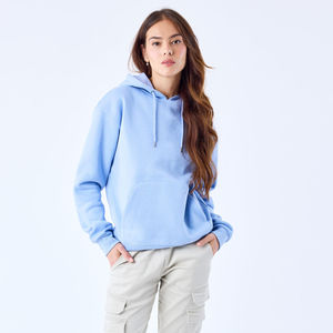 Logo personnalisable imprimé femmes surdimensionné lourd polaire sweats à capuche Streetwear style décontracté manteau d'hiver à capuche - Product Image 3