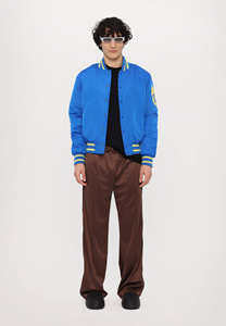 Dernière veste universitaire bleu royal de haute qualité pour hommes Letterman College Baseball Bomber veste chaude col côtelé avec poignets - Product Image 5