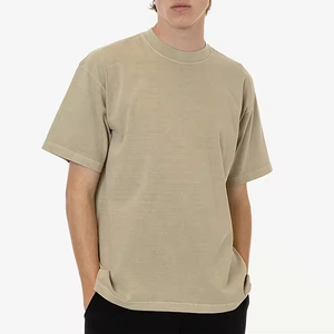 T-shirt surdimensionné de qualité supérieure pour hommes | Chemise vierge 100% coton de haute qualité | Épaule tombante pour un design personnalisé - Product Image 3