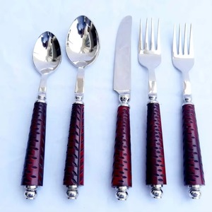 Factory High Quality Customize logo with design modern handle look high quality Stainless Steel <b>Table</b> Dinnerware <b>Spoon</b> - Product Image 4