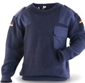 Outdoor Winter Wool Tactical Style Thick Breathable V-neck Button Closure Uniform Pullover <b>Sweater</b> Knitted 100% Merino - Product Image 5