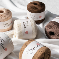 YARNA Any Cotton (50g) Cotton Fabric Soft Crochet Yarn Korean brand Any Cotton cozy durable warm long lasting home decor natural