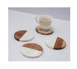 Factory Wholesale Marble Wood <b>Coasters</b> <b>Drink</b> <b>Coasters</b> for Tea Coffee Cups Round Square Table decoration Item - Product Image 2