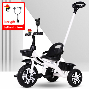 <span class=keywords><strong>Tricycle</strong></span> pour bébé, jouet à roulettes pour enfants de 2 à 4 ans, cadre en métal - Product Image 1