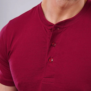 100% algodón cuello redondo Slim Fit Fitness camiseta para hombres tela de punto de alta calidad logotipo personalizado patrón de letras - Product Image 2