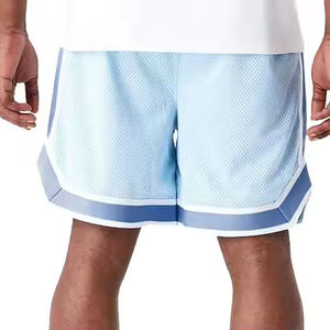 Pantalones cortos de malla de lona personalizables de primera calidad, transpirables de secado rápido para actividades al aire libre, sesiones de gimnasio y ropa informal - Product Image 2